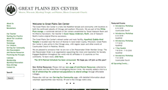 Desktop Screenshot of greatplainszen.org